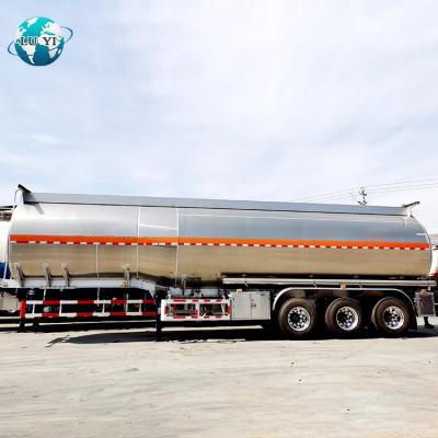 China Truck Trailer LUYI 3 Axle 45000 Liters Diesel Fuel Oil Tanker Semi Trailer Fuel Tank Transport for sale