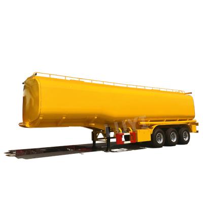 China Truck Trailer LUYI 3 Axles 42000 Liters Liquid Diesel Oil Storage Fuel Tank Trucks Gasoline Oil Semi Trailer for sale