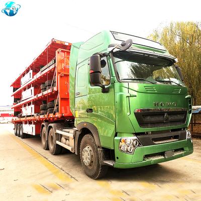 China China factory 3 axle 40ft flat bed container semi trailer truck trailer for sale for sale