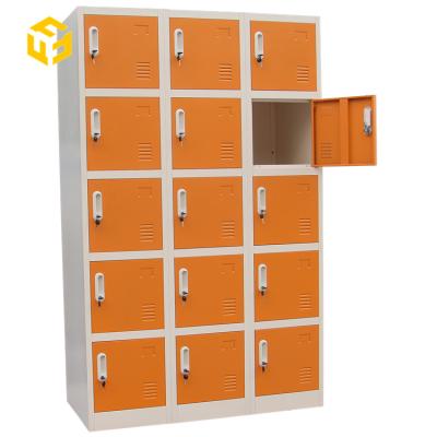 China Modern Pool 15 Doors Locker Beach Steel Parcel Locker for sale