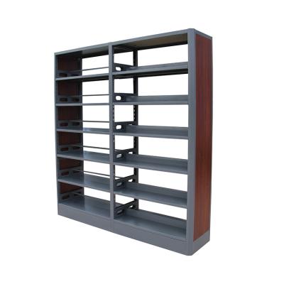 China Modern steel and wood bookcase shelf for sale