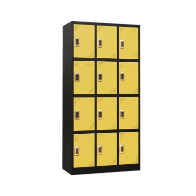 China Factory Direct Sales Modern 12 Door School Metal Storage Locker Organizers for sale