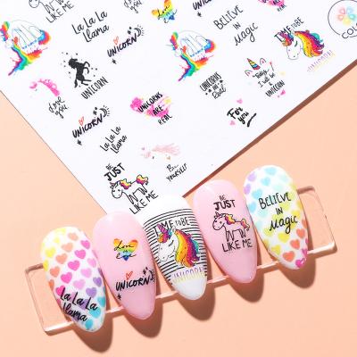 China SHIZHIXIU Beauty Products Wholesale Nail Stickers Valentines Cartoon 3d Design Adhesive Nail Sticker For Nails 2022 for sale