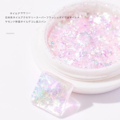 China SHIZHIXIU 8color Finger Nail Art Sugar Nail Art Glitter Sparkles Decorations Chrome Mirror Powder Gel Nail Polish Mirror Powder for sale