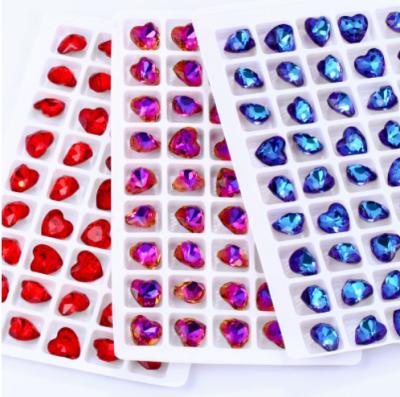 China High Quality Colorful Nail Art Decoration Pointback Rhinestones Fancy Nail Lovers 3D K9 Crystal Rhinestones K9 Nail Art Decoration SHIZHIXIU for sale