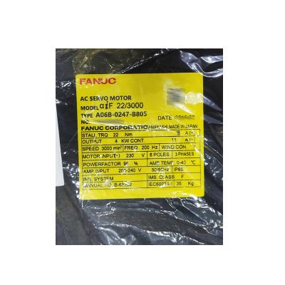 China New Original Fanuc 22/3000 AC Servo Motor AiF A06B-0247-B805 A06B-0247-B805 for sale