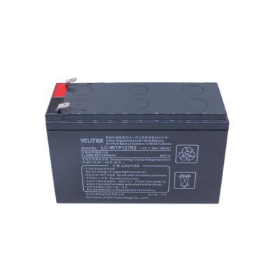 China Panasonic Wind Turbine Replacement Battery LC-WTP127R2 12V 7Ah 7.2Ah Lead Acid Wind Turbine Battery for sale