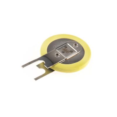 China Toys Panasonic 3v CR1220 lithium ion button coin cell with solder tags for sale