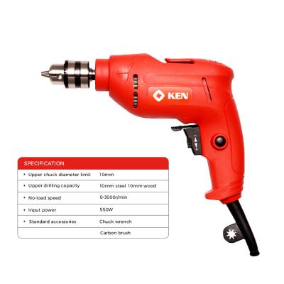 China high quality 10mm hand tool 350w hammer drill steel 6mm for sale