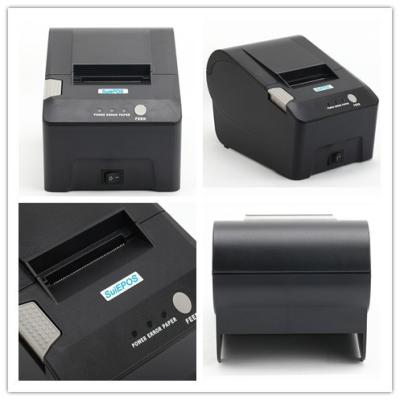 China POS Thermal Receipt Printer , Thermal POS Printer Black Small for sale