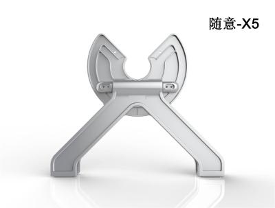 China Aluminum Stronger Adjustable Monitor Stand Grey Touch Without Shaking for sale