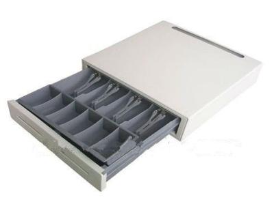 China Separate Coin Lockable Cash Drawer Spring Loaded Bill Clips Removable for sale