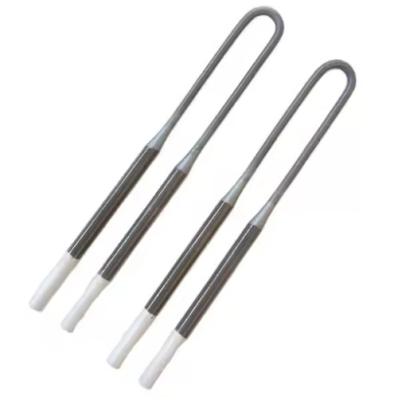 China Molybdenum Disilicide Electric Heating Element Straight U W Type Mosi2 Heater For Furnace for sale