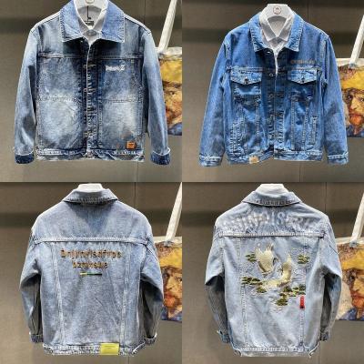 China Wholesale Reversible High Quality Multi Pocket Mens Jeans Jackets Stylish Jackets Coats Custom Logo Design Buttons Up Cotton Jacket for sale