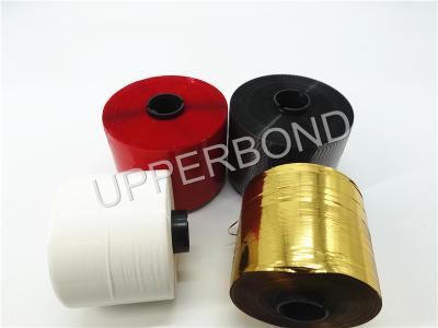 China Colorful Single Sided Cigarette Tear Tape 2mm Gold Line BOPP Packing Material for sale