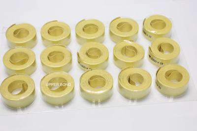 China Light Yellow Cigarette Machine Parts , Kevlar Fiber Garniture Tape for sale