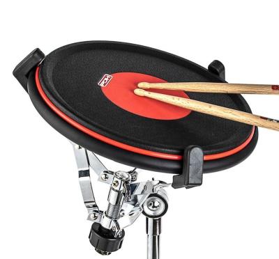 China Rubber drum practice pad 12 inch, stable practice pad with 2 different striking surfaces, classic mufflers, damping and non-slip drum pad for sale