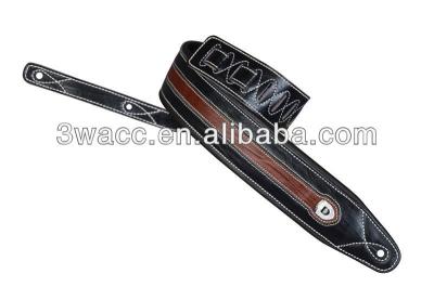 China Genuine Leather GUITAR Guitar Strap with Padding for sale