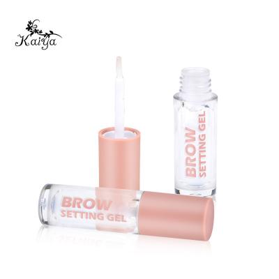 China New Private Label Water Resistant Brow Shield Waterproof Clear Gel Fixed Setting Liquid Eyebrow Gel Quick-Dry Anti-fade Eyebrow Top Coat for sale