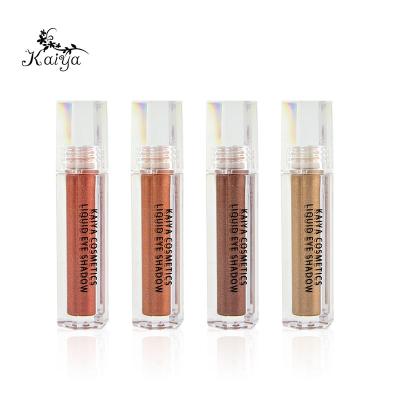 China OEM Waterproof Shine Wet Waterproof Shimmer Single Liquid Eyeshadow Private Label for sale