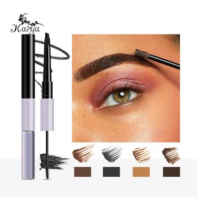 China Multifunctional Waterproof Makeup Kit 2 In 1 Eyebrows Pencil Brow Mascara Duo Private Label Vegan Eyebrow Enhancer Tint Waterproof Pigment for sale