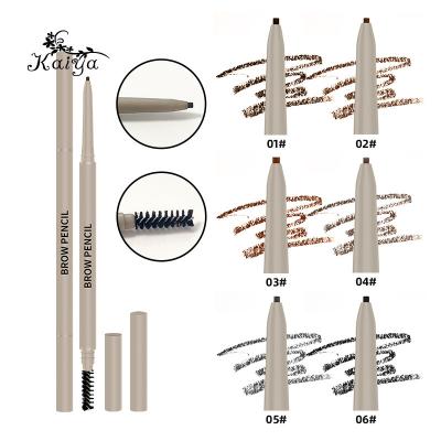 China Custom Eyebrow Makeup Selling Private Label Eyebrow Pencil Thin Skinny Natural Creamy Long Lasting Waterproof Ultra Fine Pen for sale