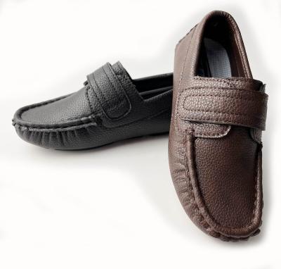 China Lightweight Stylish Slip On Cute Cheap Price Loafer Casual Leather Shoes For Teenagers for sale