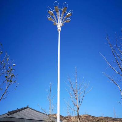 China High Glass Mast Lighting Tower Factory 15m 20m 25m 30m 35m LED for sale