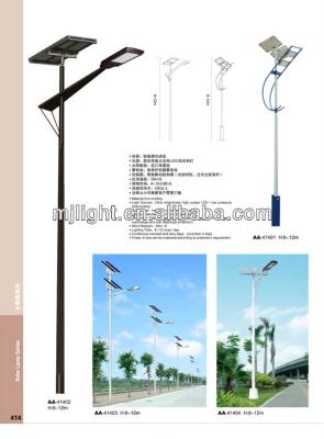 China High quality 10 meter road lighting pole solor for sale