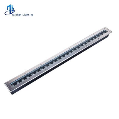 China ROAD aluminum linear underground lights 24W recessed led inground light for sale