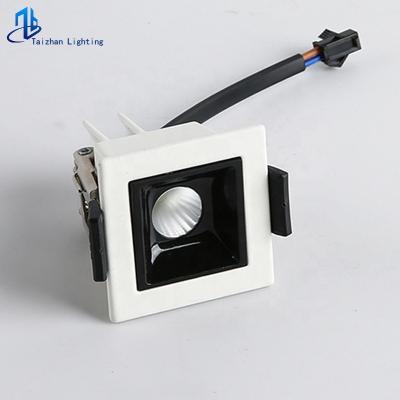 China Hotel Hotsale Aluminum Ceiling Led Downlights Mini Wall 2W Washer Spot Light for sale