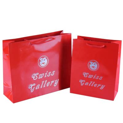 China Competitive Price Recyclable Factory Customized LOGO Printing Paper Gift Bag Luxury Boutique Shopping Bag for sale