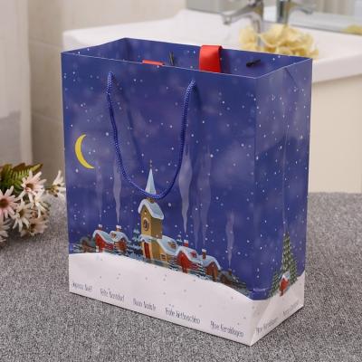 China Recyclable Apple Pastry Bag Candy Gift Decoration Christmas Gift Wrapping Party Paper Bag for sale