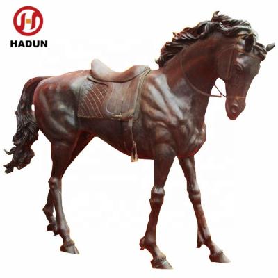 China Eco - Friendly Outdoor Life Size Marble Horse Statue for sale