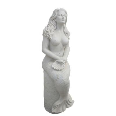 China Western hot sale mermaid woman stone factory marble statue for sale