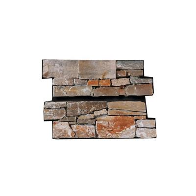 China eco-friendly style random slate decoration stone facad exterior wall panel for sale