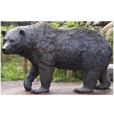 China Europe factory direct sale cast life size bronze bear animal statue for sale