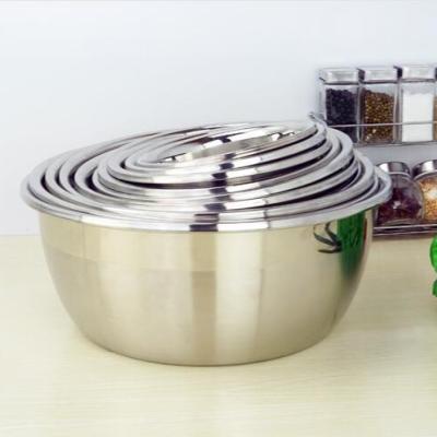 China Good quality sustainable round stainless steel washbasin for kitchen fruit strainer vegetable basin for sale