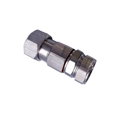 China DC 3GHz 50 Ohm Low PIM -160dBc RF Cable Connector 4.3-10 RF Male Connector For 1/2 Cable for sale