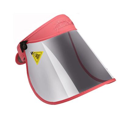 China Running UV Protection Plastic PVC Sun Visor Hat Beach Sun Visor Hat Promotion Summer Advertising Tuorist Team Wide Brim Airtop Cap for sale