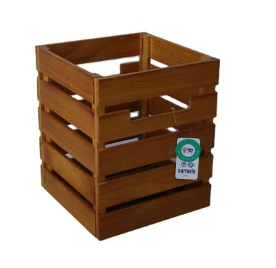 China High Quality Multi-Functional Woven Wood Tidying Storage / Storage Basket For Organization for sale