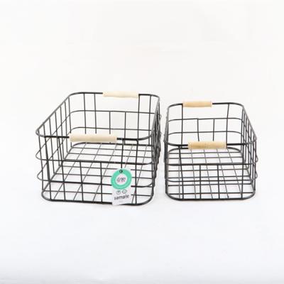 China Home Use High Quality Professional Durable Mesh Iron Wire Basket Convenient From China for sale