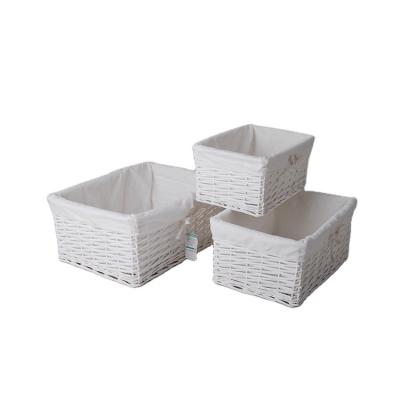 China China Supplier Multifunctional Cute Cotton Rope Home Hand Tidy / Storage - Woven Storage Basket for sale