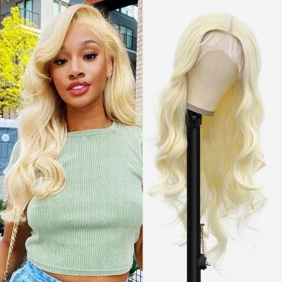 China Soft/Easy to Wear 613 Blonde Transparent Lace Front Wigs Human Hair Wigs Body Wave 13x6 Swiss Lace Frontal 613 Wigs for sale