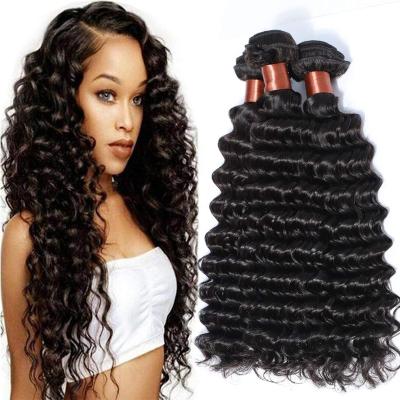 China Cheap Regular Water Wave 12a Deep Wave Hair Extensions Hair Bundles India Bundles Natural Hair Bundles for sale