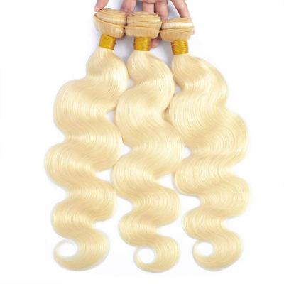 China Water Wave Wholesale 613 Virgin Hair Bundles Bodywave Blonde Hair Extensions Human Hair Extension Vendors for sale