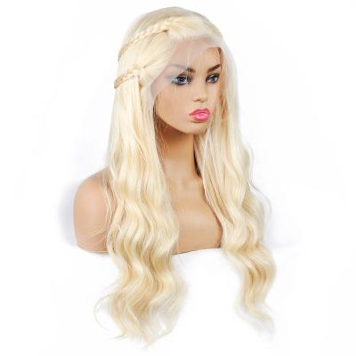 China Soft/Easy to Wear Yafu 613 Blonde Brazilian 13x4 Lace Front Wig Human Hair 9A 10A Body Wave Lace Band Wigs for sale