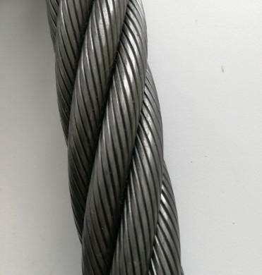 China Steel Wire Rope Compacted Steel Wire Rope Asphalt Greased for sale