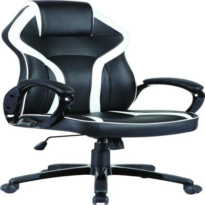 China Price Contemporary PU Office Swivel Ergonomic Cheap Leather Ergonomic Gaming Chair Adjustable (Height) Adjustable Racing Chair for sale