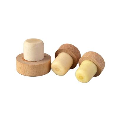 China Non Bulk Gold T Cork Lid Cap Puddle Wine Bottle Stopper for sale